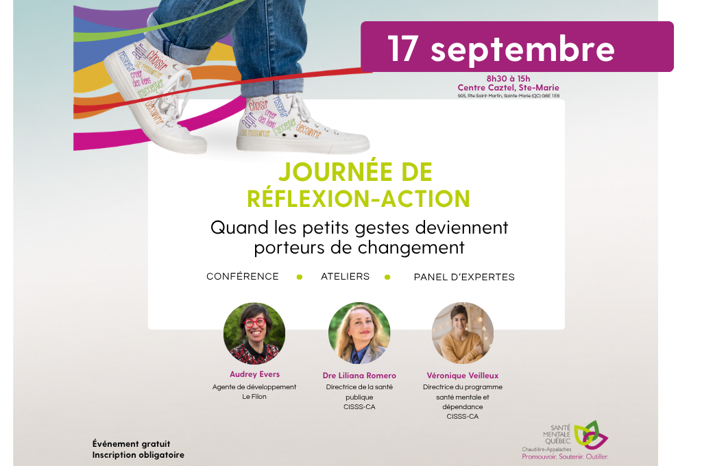 Journée de RÉFLEXION-ACTION: Quand les petits gestes deviennent porteurs de changement